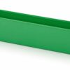 Plastikiniai įdėklai 26x5.2x6.3cm, žalios RAL6018 spalvos