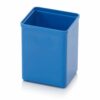 Plastikiniai įdėklai 5.2x5.2x6.3cm, mėlynos RAL5015 spalvos