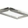 Stainless steel serving tray, serving tray, forged metal serving tray, serving