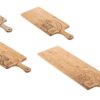 Tables de découpe en bambou, tables de service. table, table à découper, table à découper en bois naturel