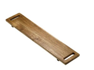 Acacia serving table, cutting board