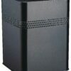 Open, rectangular waste bins for papers 24x24x32cm