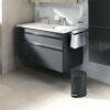 12l capacity trash cans with a lid that can be opened with a pedal