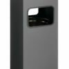 17l trash cans with ashtrays, anthracite color