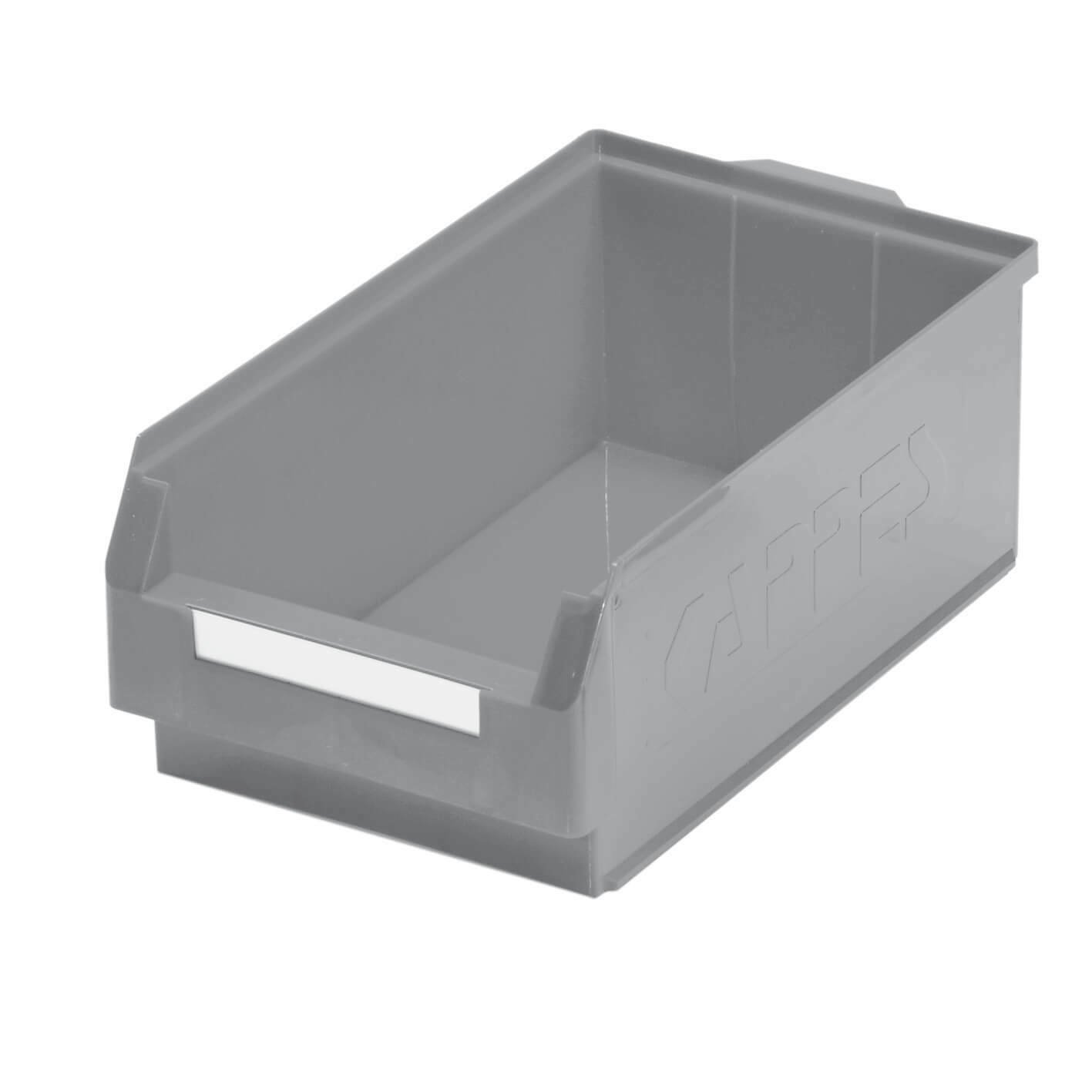 Pilkos spalvos plastikinės dėžės KAPPES GS7