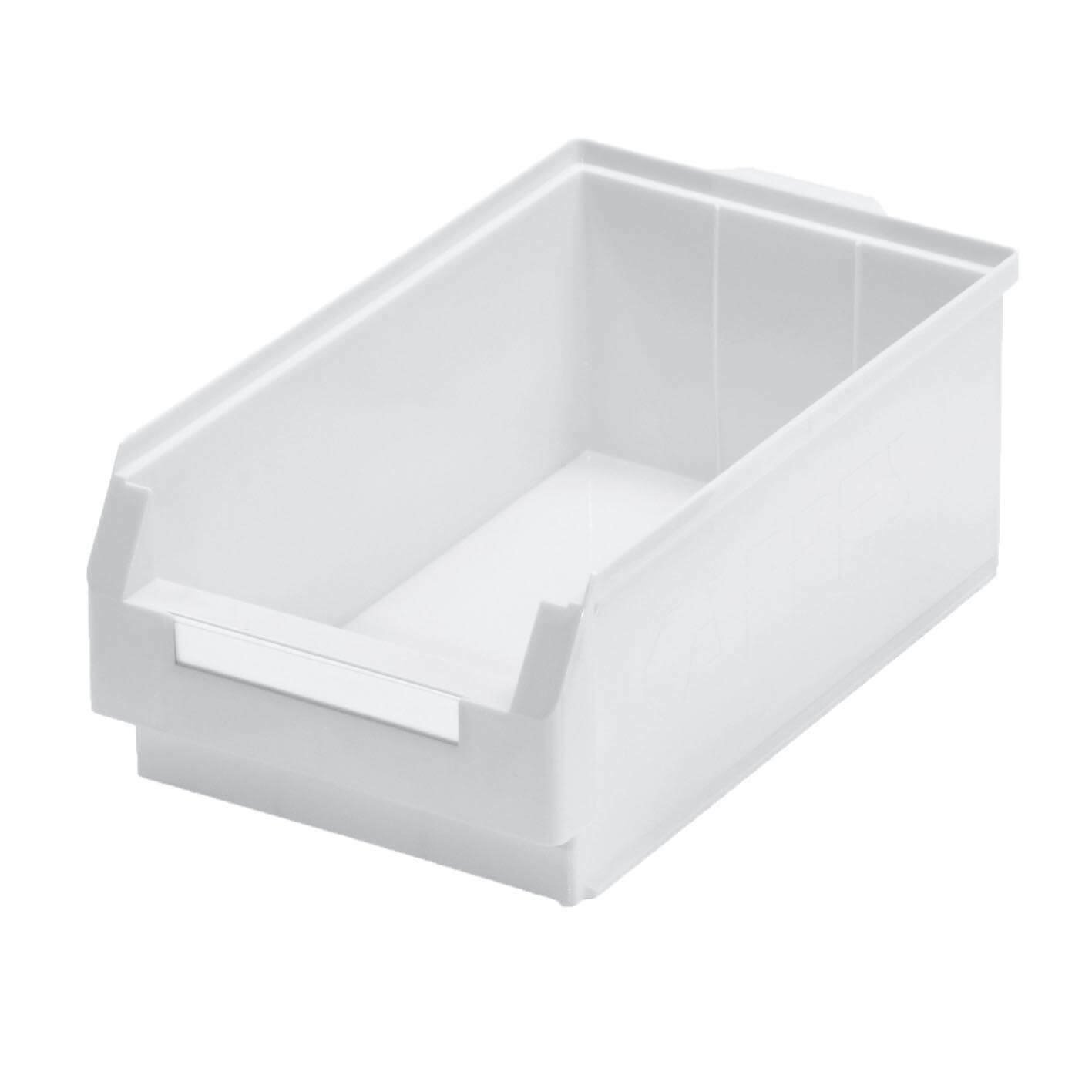 Natūrtalios baltos spalvos plastikinės dėžės KAPPES GS7