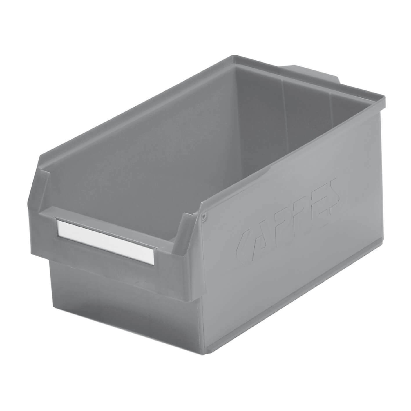 Pilkos spalvos plastikinės dėžės KAPPES GS8