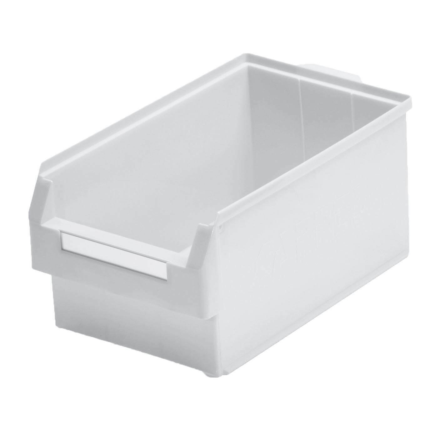 Natūralios baltos spalvos plastikinės dėžės KAPPES GS8