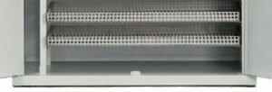 Perforated tray for drying cabinet