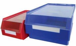Transparente Styroporabdeckung für Kisten