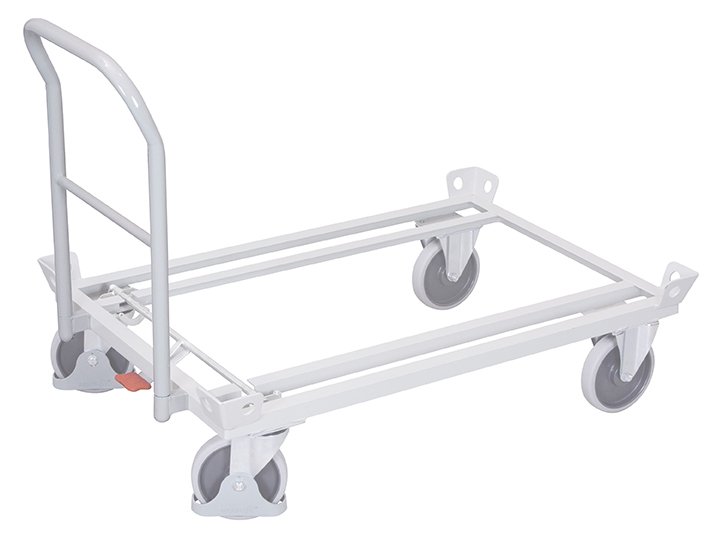 Handle for pallet trolleys