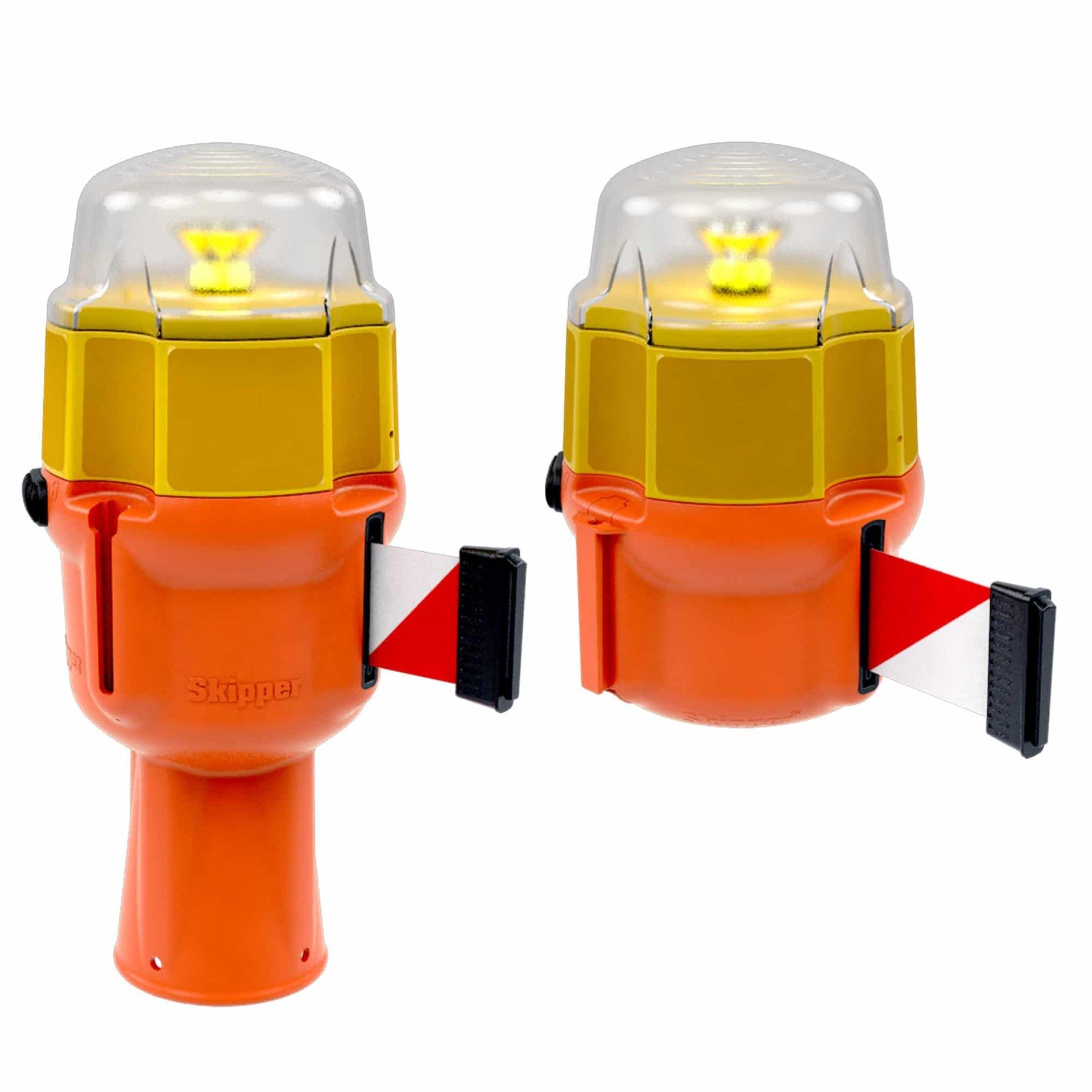 Rechargeable LED light for barriers and cones