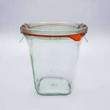 WECK stiklinis indelis, stiklainis su dangteliu