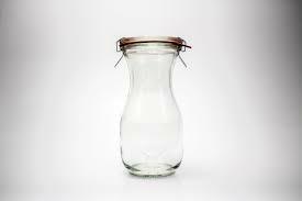 WECK glass jar, jar with lid