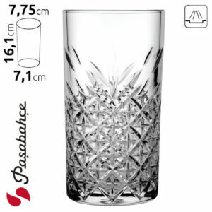 450ml LONGDRINK etched glass goblet 52800