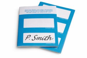 90 adhesive name cards for writing 60x30mm 860506