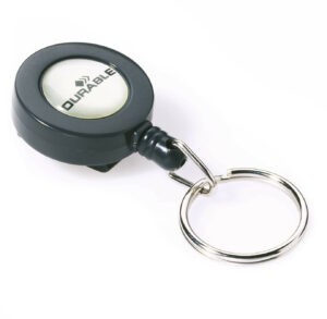 Porte-clés et cartes JoJo rétractables avec ruban adhésif de 80 cm DURABLE 822258