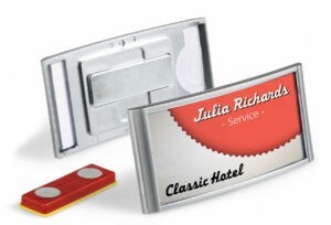DURABLE magnetic holders for name cards 65x30mm 854023