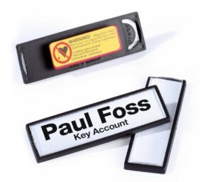 DURABLE magnetic holders for name cards 67x17mm 813201