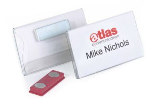 DURABLE magnetic holders for name cards 75x40mm 811619