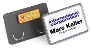 DURABLE magnetic holders for 75x40mm name cards