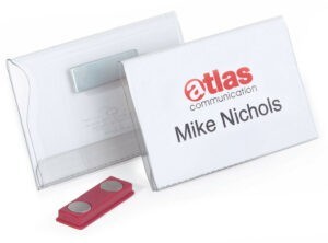 DURABLE magnetic holders for name cards 90x54mm 811719
