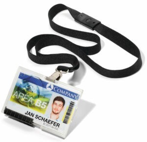 10 holders for ID cards with strap 892701