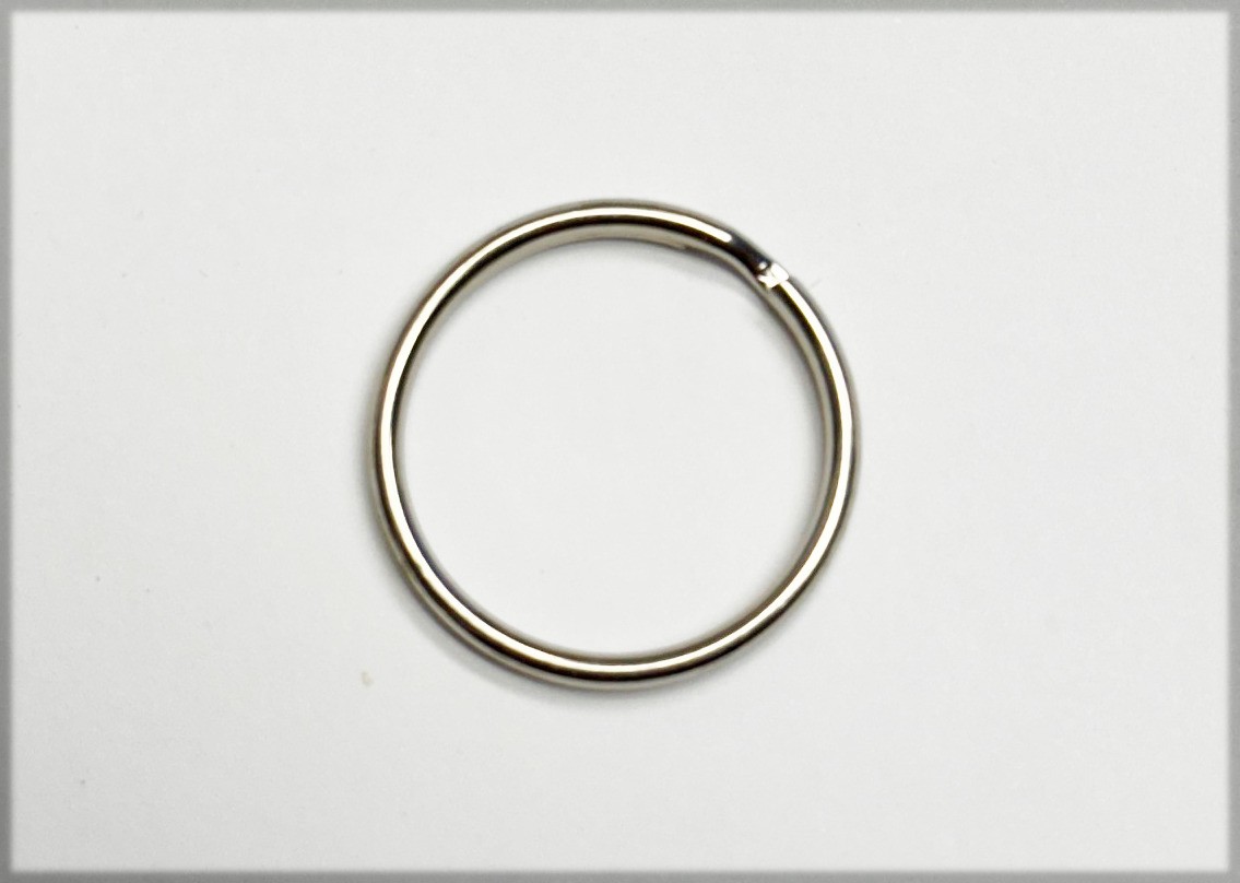 Ø25mm grūdinto plieno žiedai raktams WEDO 2623025