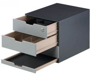 Bloc de 4 tiroirs pour accessoires zone café COFFEE POINT BOX