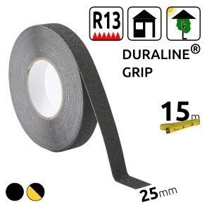 25mm wide rough adhesive tape to reduce slipping Duraline GRIP