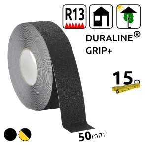 50mm wide extra rough adhesive tape to reduce slip Duraline GRIP+