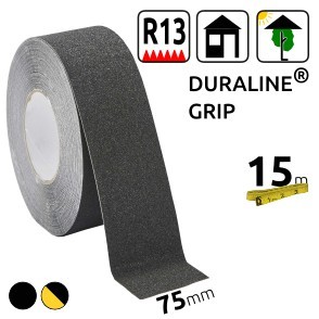 75mm wide rough adhesive tape to reduce slipping Duraline GRIP