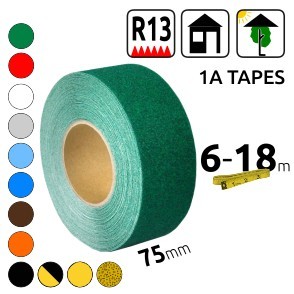 75mm adhesive non-slip tape for smooth surfaces 1A tapes