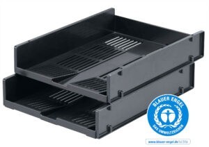 Recycled plastic trays for documents Optimo