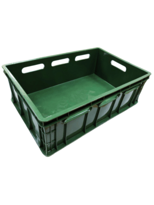 grüne Plastik-Eurobox, grüne Box, Eurobox
