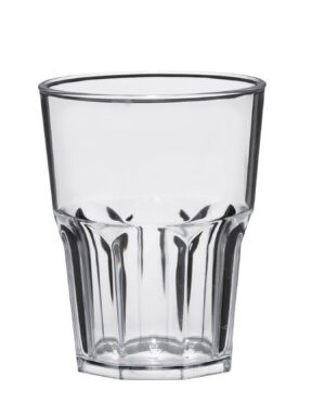 San-Glas, unzerbrechliches Glas, Geschirr am Pool