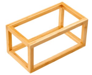 set of bamboo stands, bamboo stands