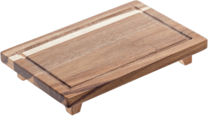 Acacia serving table, cutting board