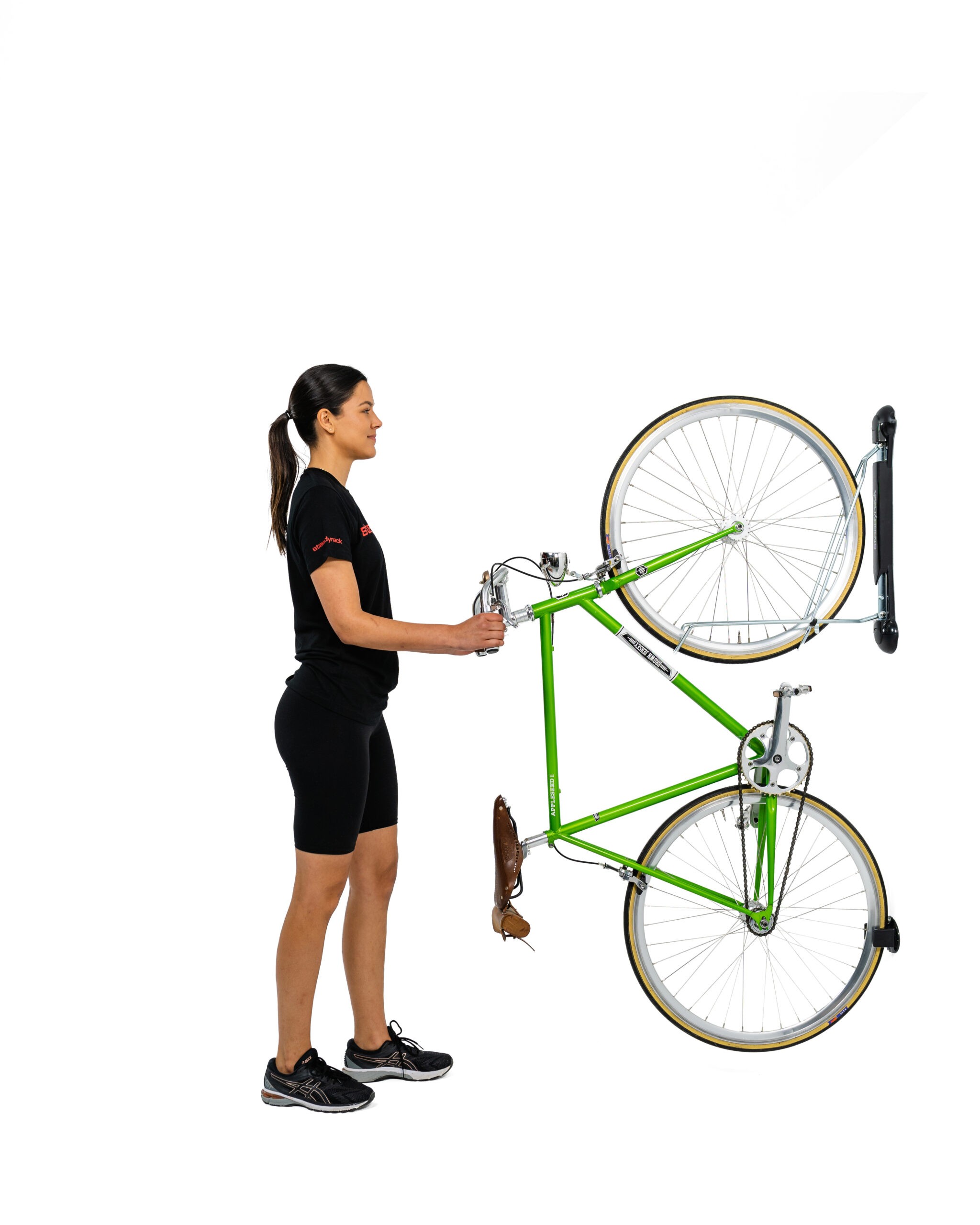 Bagażniki rowerowe Steadyrack CLASSIC na rowery elektryczne, szosowe, hybrydowe, małe rowery MTB, BMX z oponami o szerokości do 5,33 cm